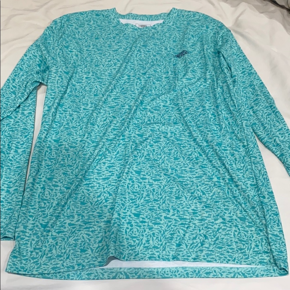 Aftco performance fishing t shirt.